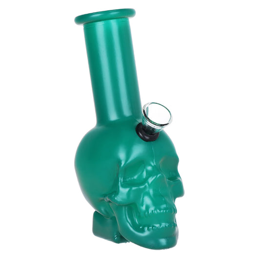 SeshGear Pastel Skull Glass Bong- 6in
