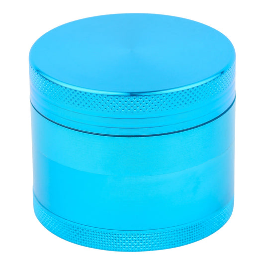 Shiny 4 Piece Grinder - 53mm Blue