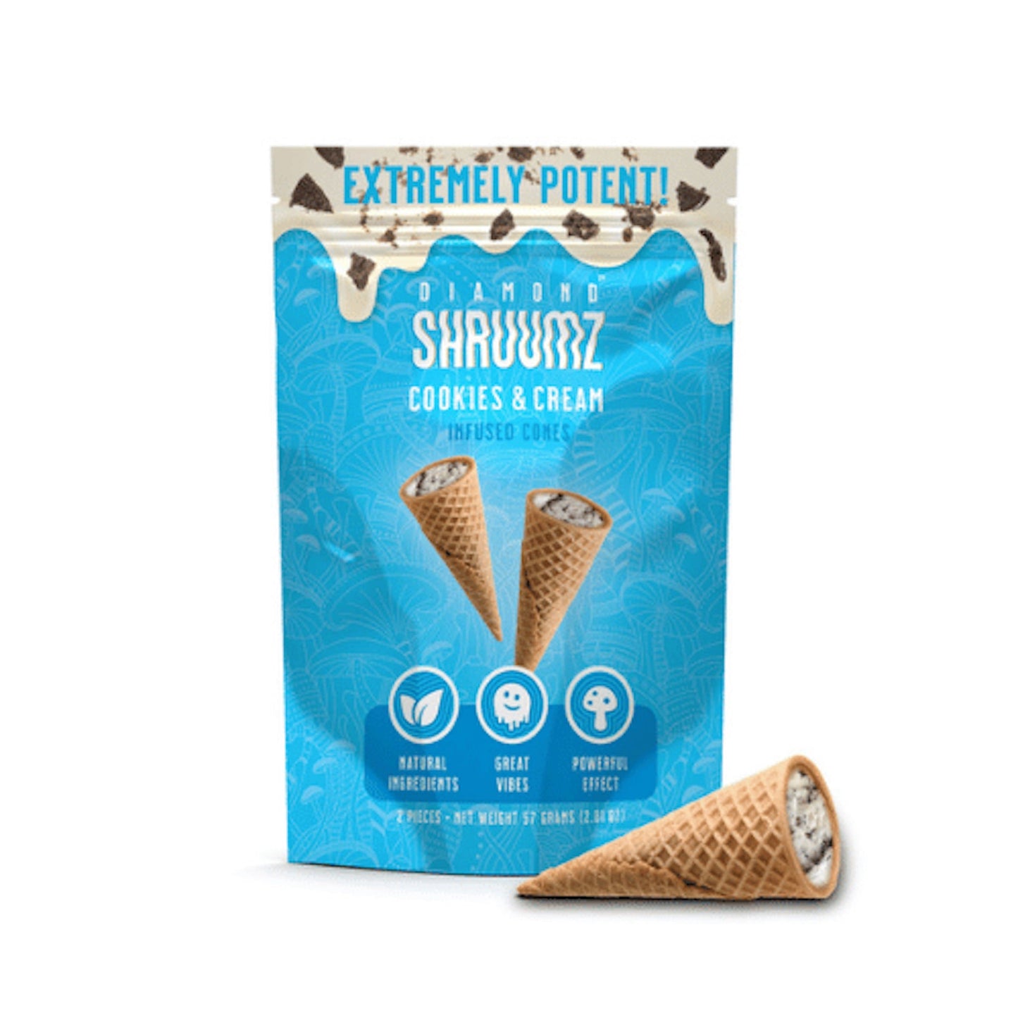 Shruumz Magical Mushroom Cones Cookies & Cream