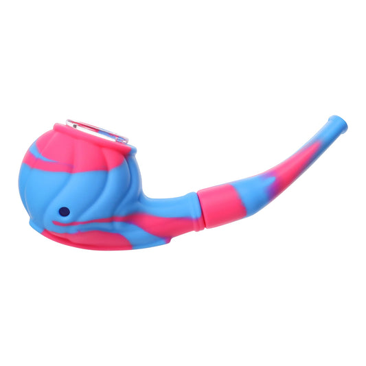Silicone Detective Pipe - 6in Pink