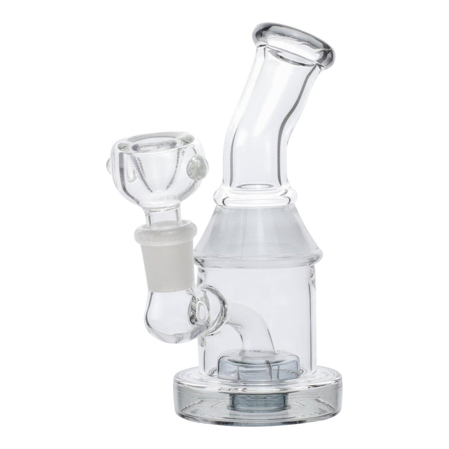 Silver Matrix Mini Bong - 5in