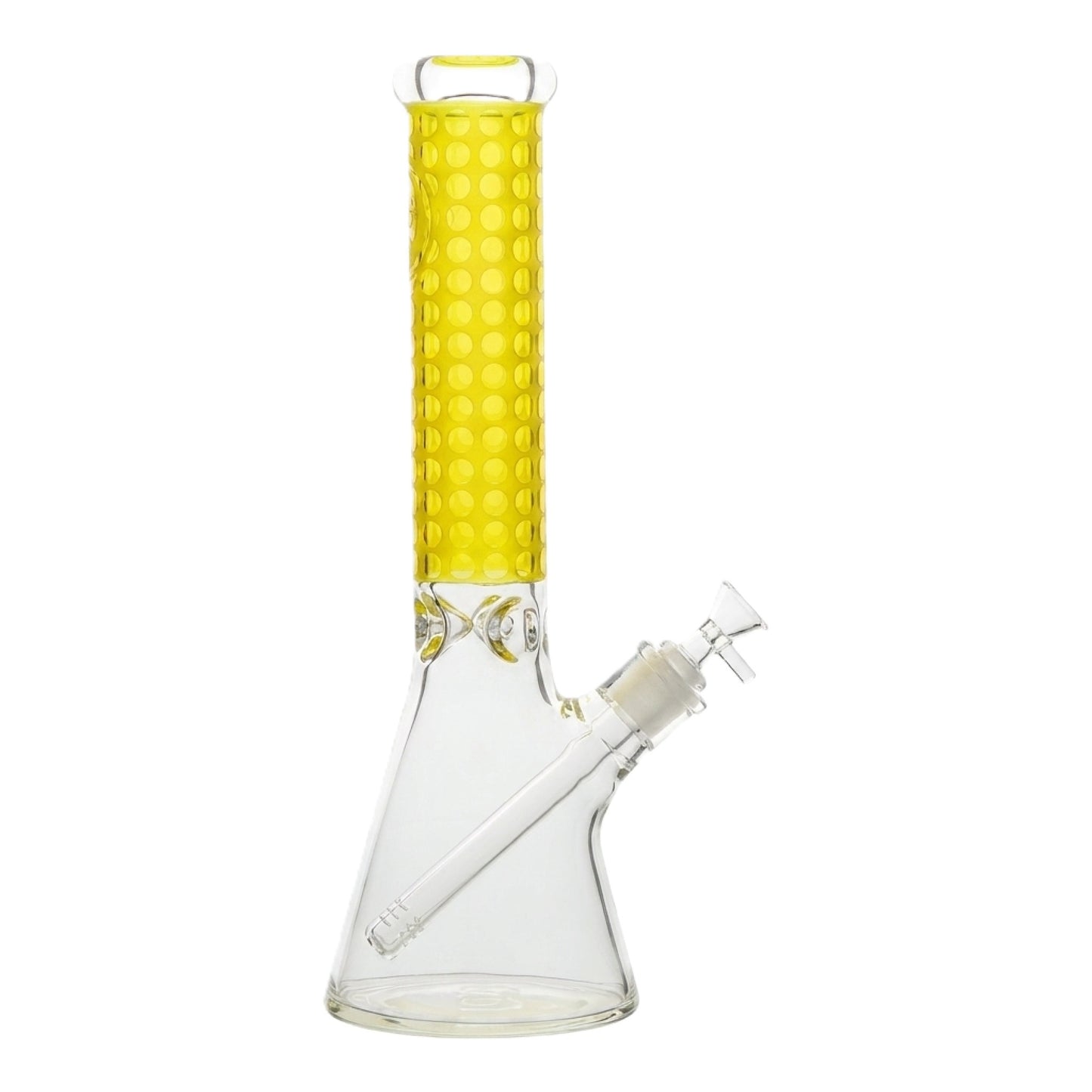 Sine Skull Bong - 14in Yellow