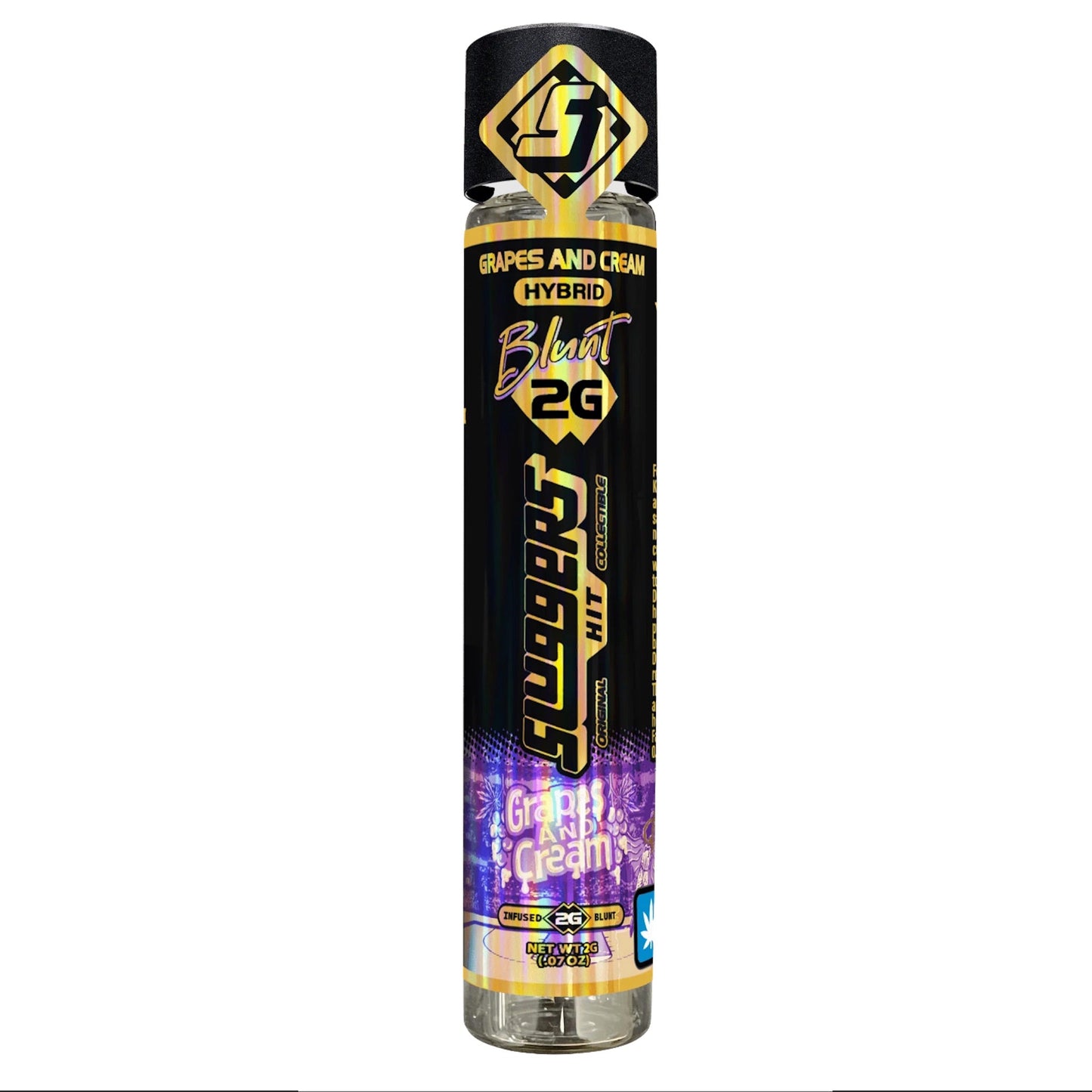 Sluggers Hit Infused THC-A Blunt - 2g Grapes and Cream (H)