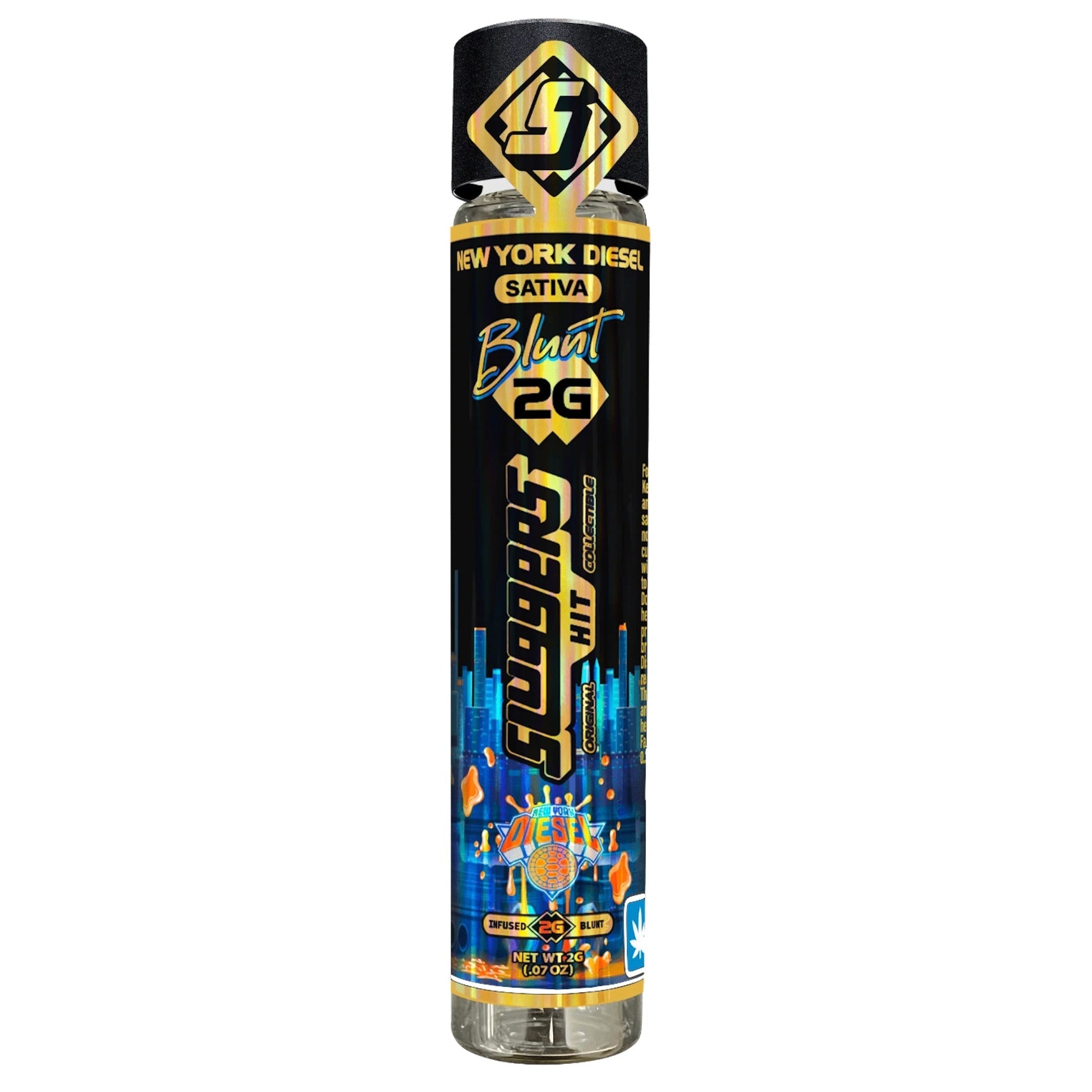 Sluggers Hit Infused THC-A Blunt - 2g NYC Diesel (S)