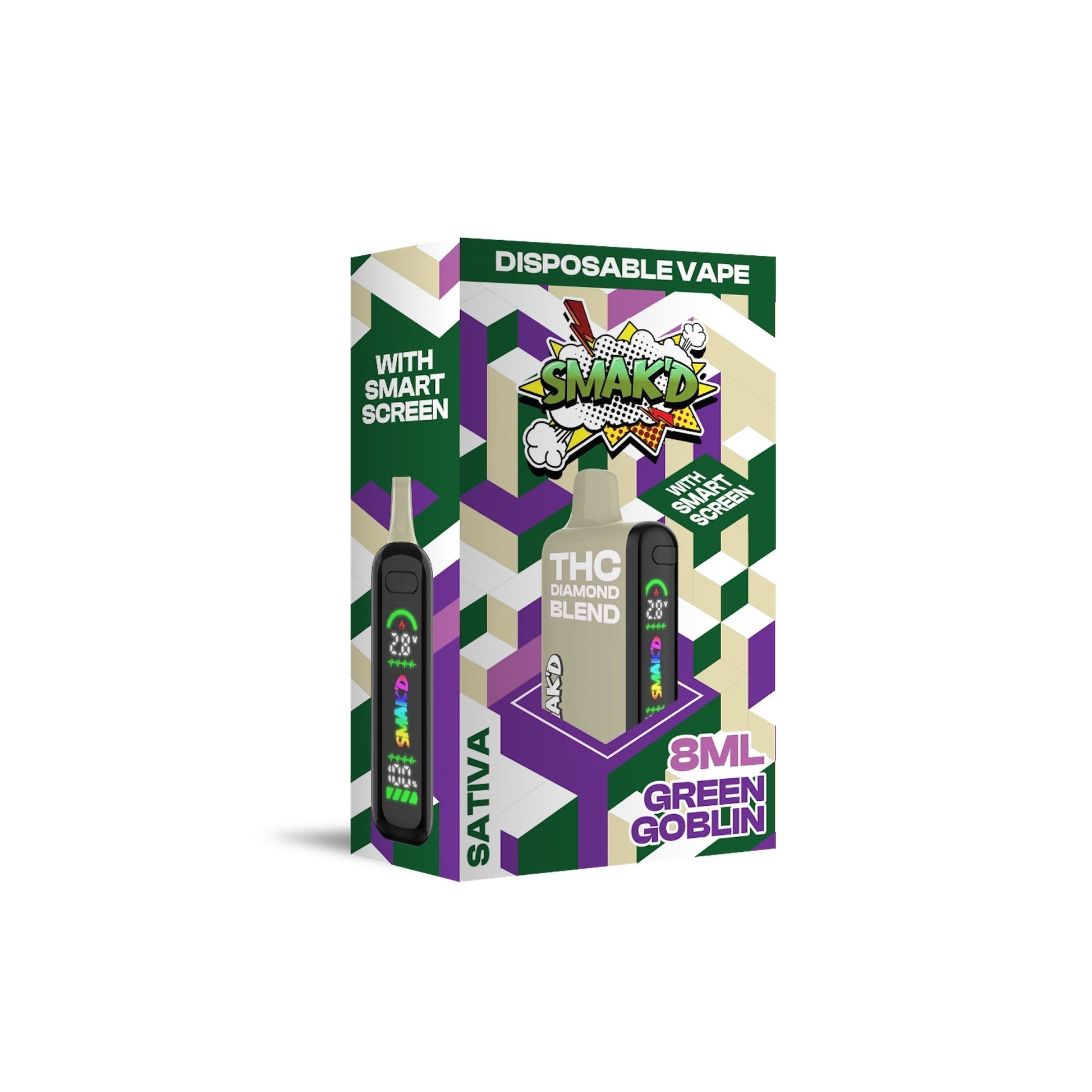 Smakd Diamond Blend THC-A Vaporizer - 8000mg - Everything 420 Smakd Diamond Blend THC-A Vaporizer - 8000mg - Everything 420