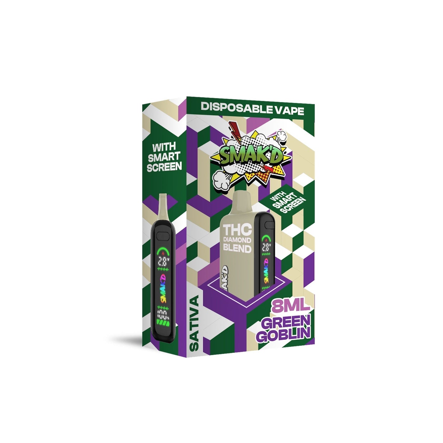 Smakd Diamond Blend THC-A Vaporizer - 8000mg