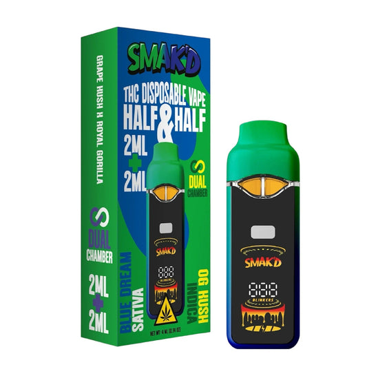 Smakd Half & Half Live Resin THC Dual Unit - 4000mg