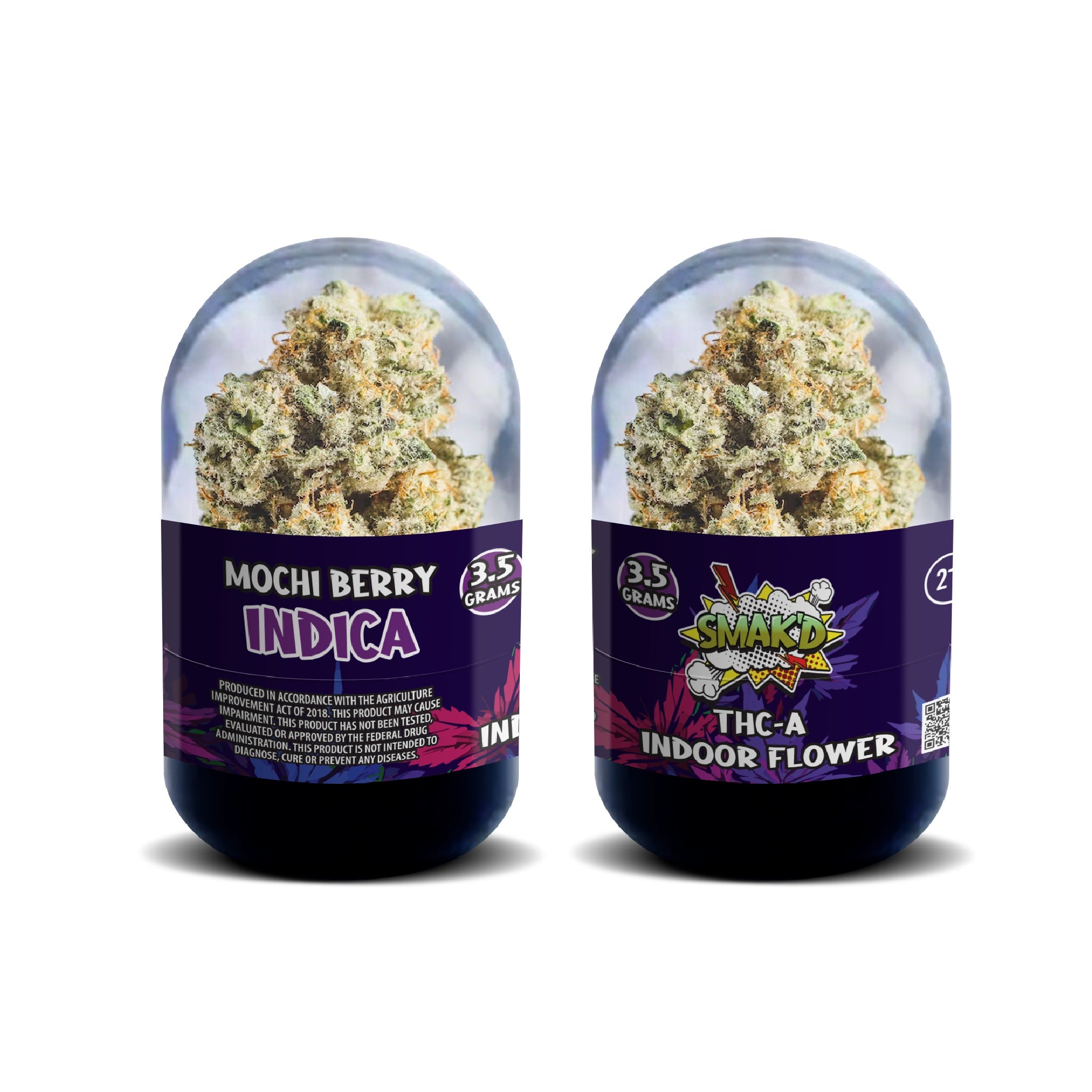 Smakd Mochi Berry Hybrid THC-A Flower - 3.5g - Everything 420