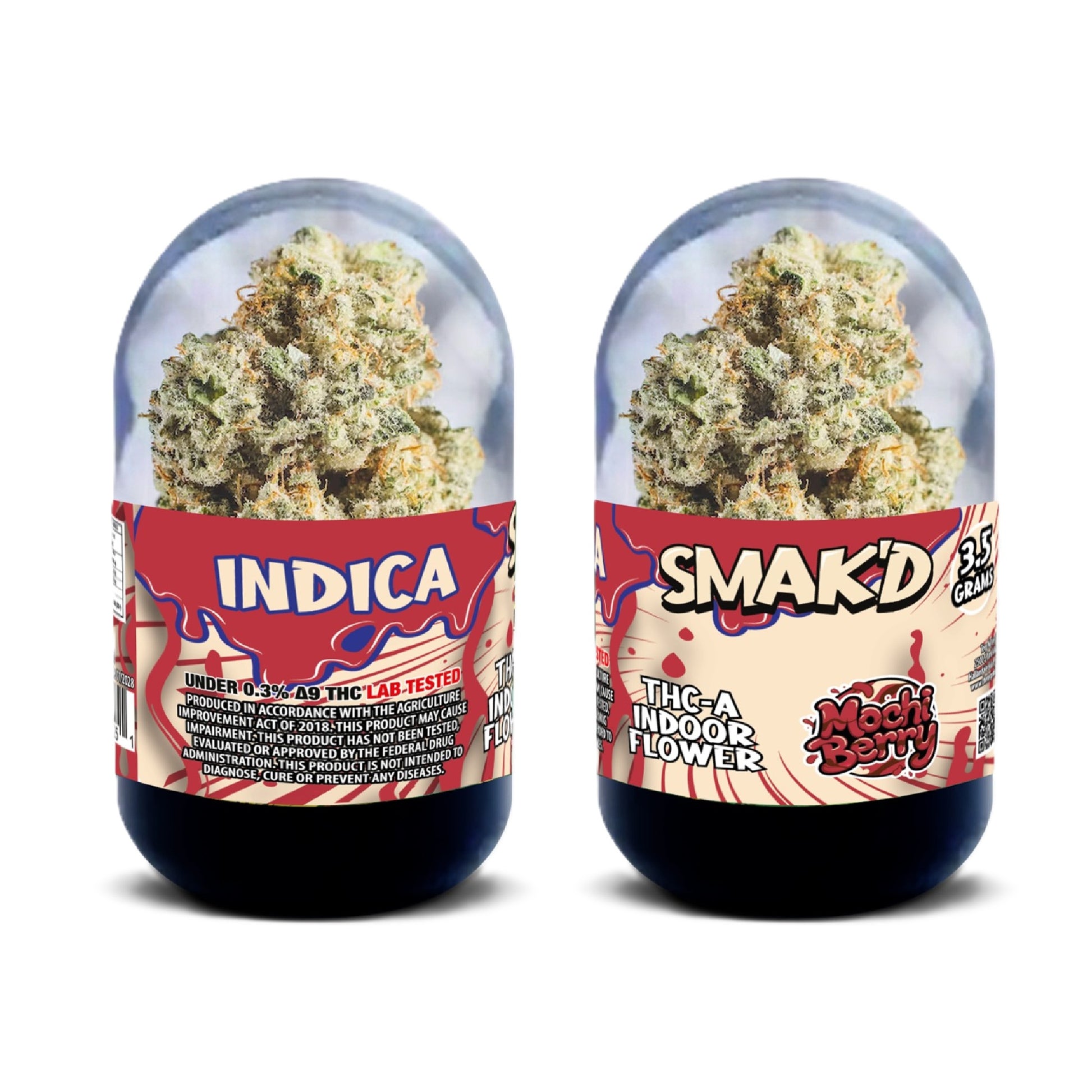 Smakd Mochi Berry Hybrid THC-A Indoor Flower 3.5g
