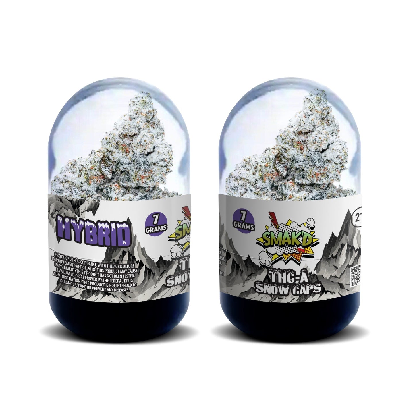 Smakd Snow Caps Hybrid THC-A Flower - 7g