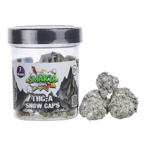 祝開店！大放出セール開催中 Smakd Snow Caps Hybrid THC-A Flower - 7g - Everything 420 その他