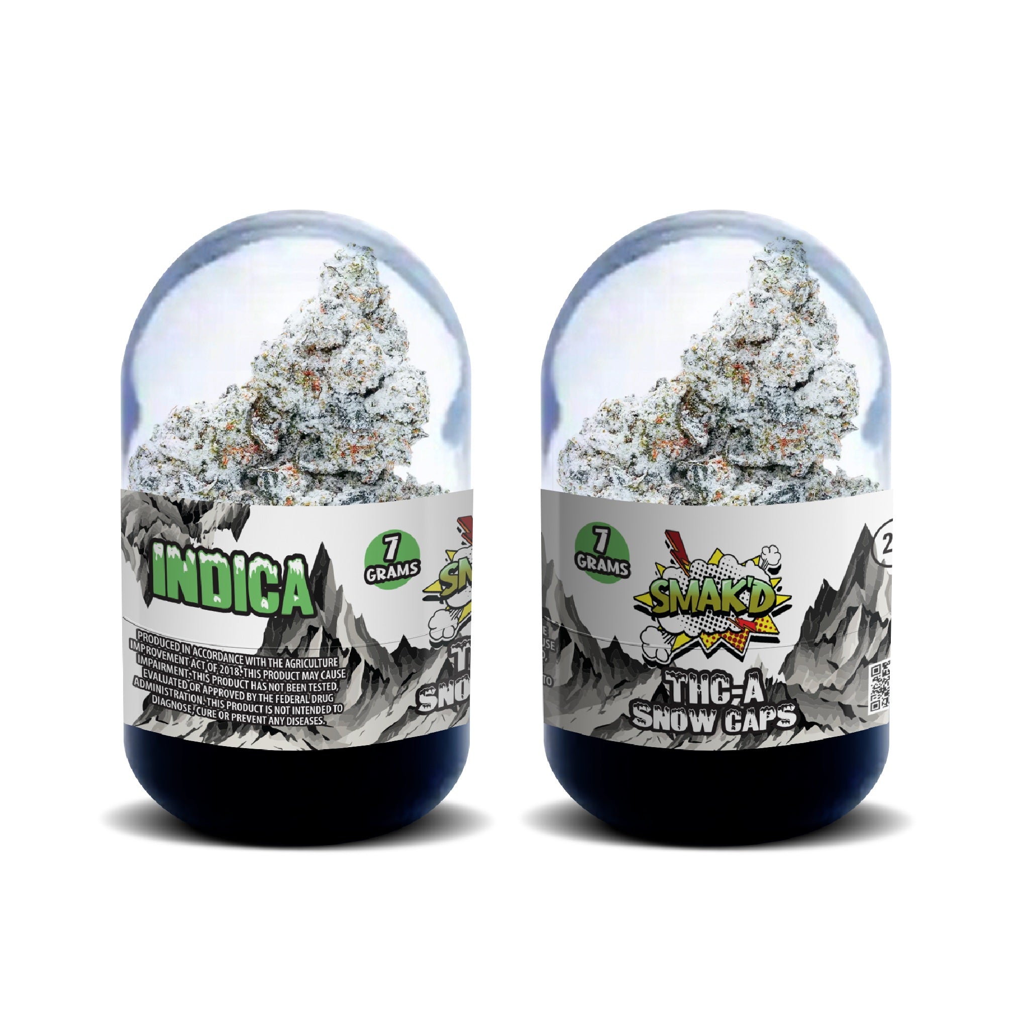 Smakd Snow Caps Indica THC-A Flower - 7g - Everything 420