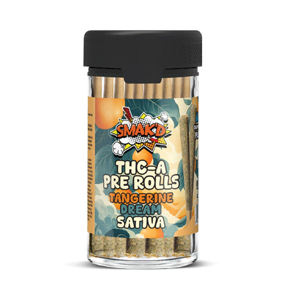 Smakd THC-A DIamond Pre-Rolls - 10ct Tangerine Dream (S) / 1 Pack