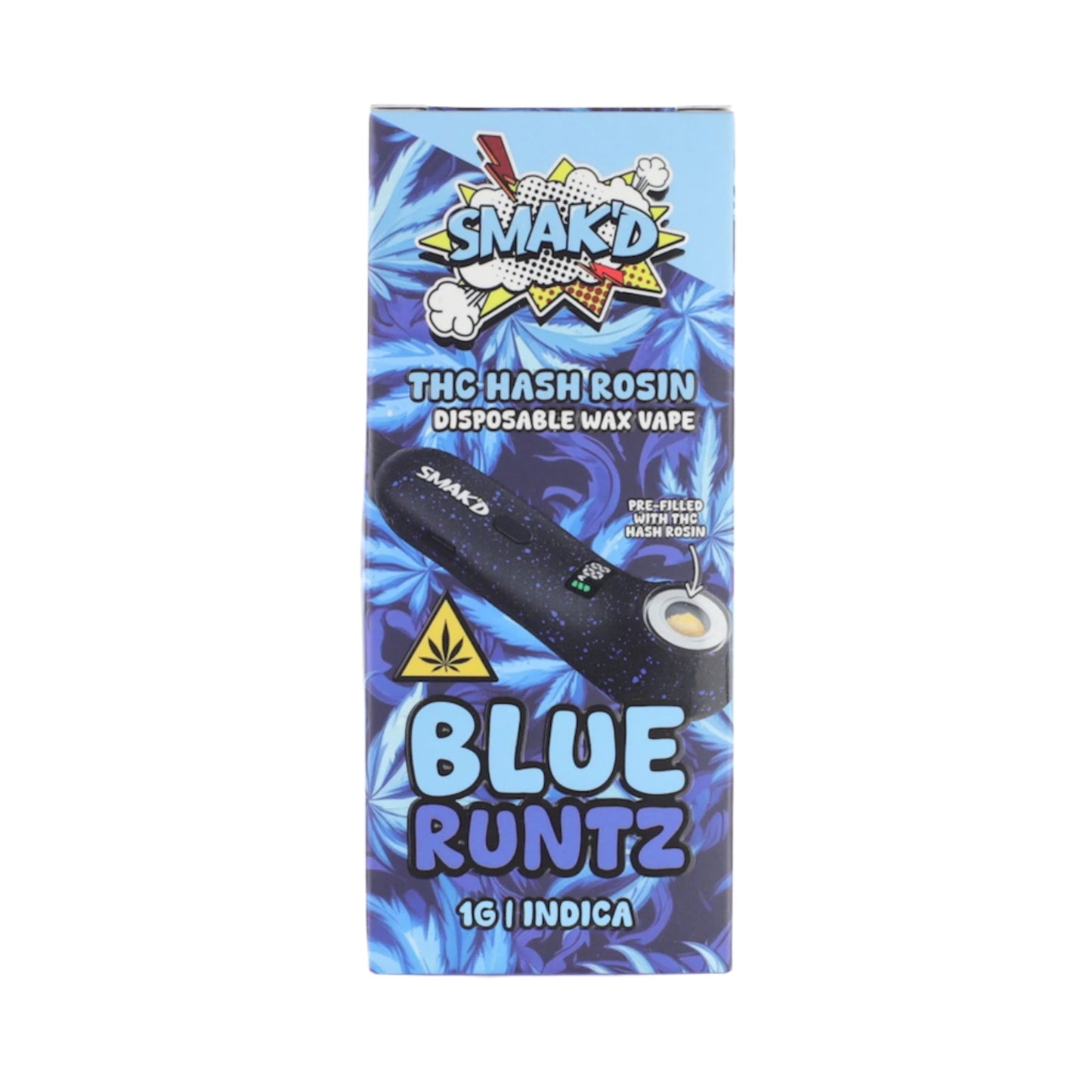 Smakd THC-A Hash Rosin Wax Vaporizer - 1000mg Blue Runtz (I)