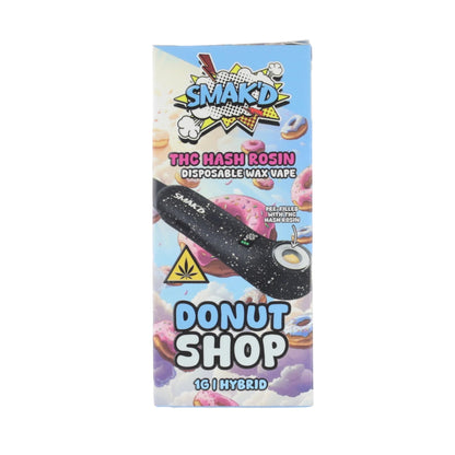 Smakd THC-A Hash Rosin Wax Vaporizer - 1000mg Donut Shop (H)