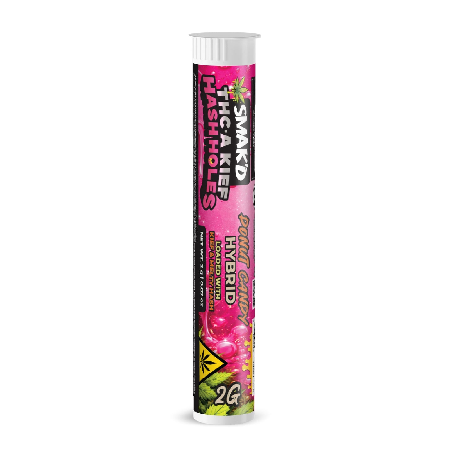 Smakd THC-A Kief Hash Holes - 2g Donut Candy (H)