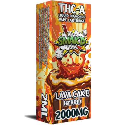 Smakd THC-A Liquid Diamonds Cartridge - 2000mg Lava Cake (H)