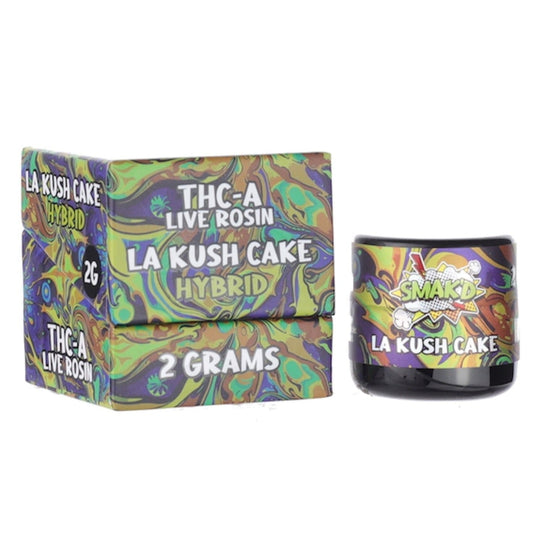 Smakd THC-A Live Resin Dab - 2g LA Kush Cake (H)