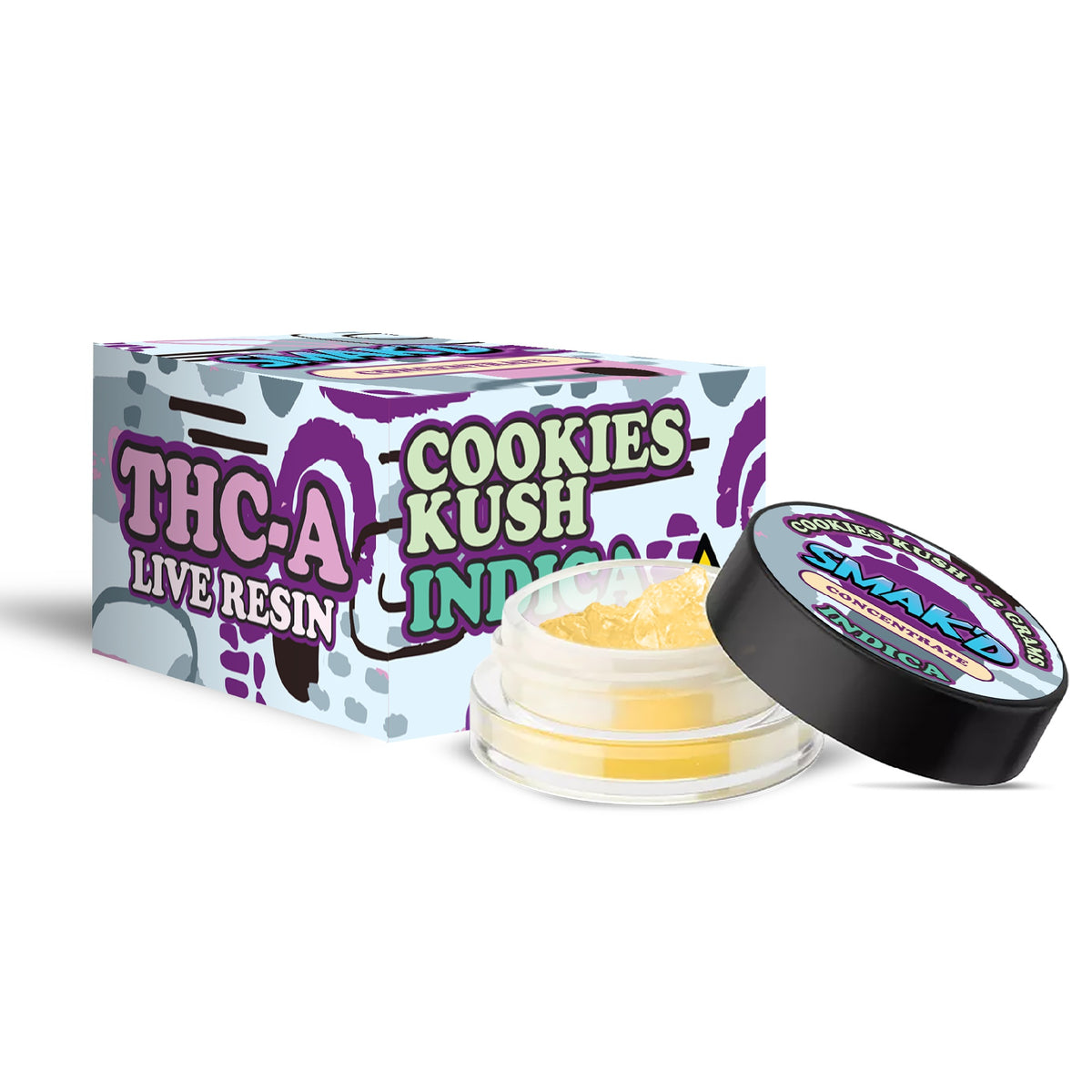 Smakd THC-A Live Resin Dabs - 2g Cookies Kush (I)