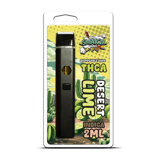 Smakd THC-A Live Resin Vaporizer - 2000mg Desert Lime (I)