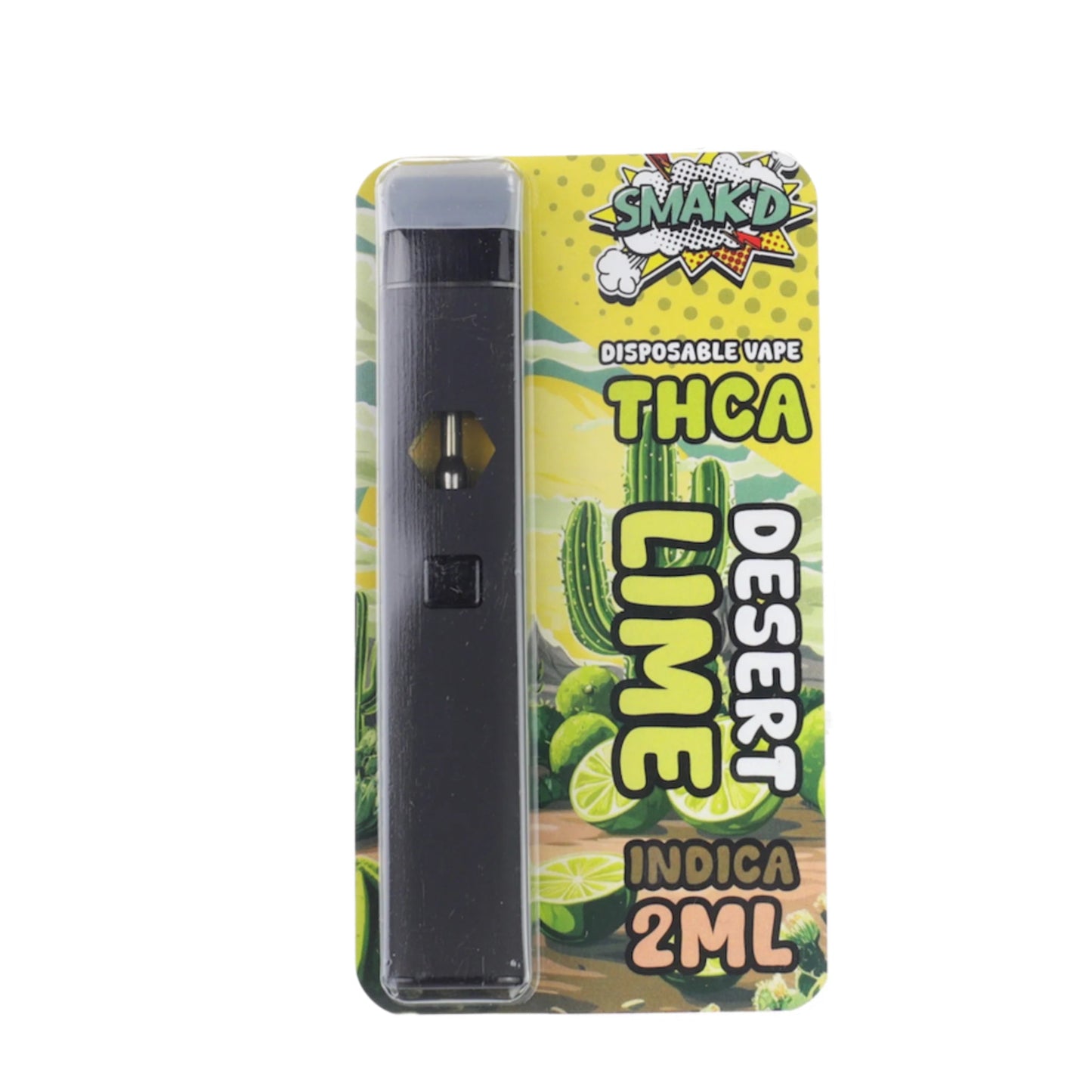 Smakd THC-A Live Resin Vaporizer - 2000mg Desert Lime (I)