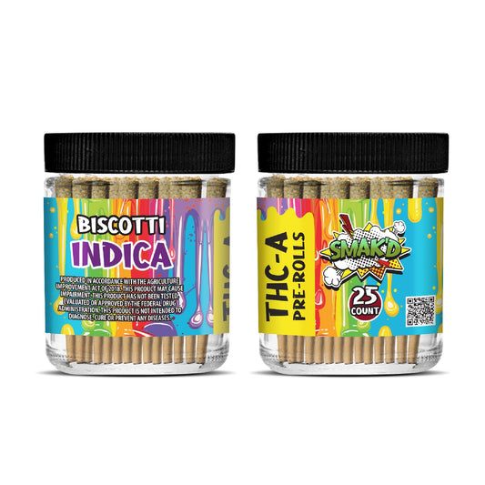 Smakd THC-A Pre-Roll - 25ct Biscotti (I) / 1 Pack
