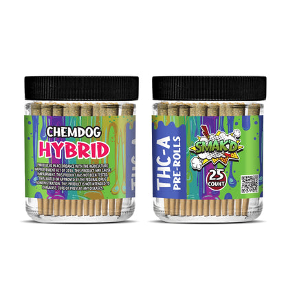 Smakd THC-A Pre-Roll - 25ct Chemdog (H) / 1 Pack