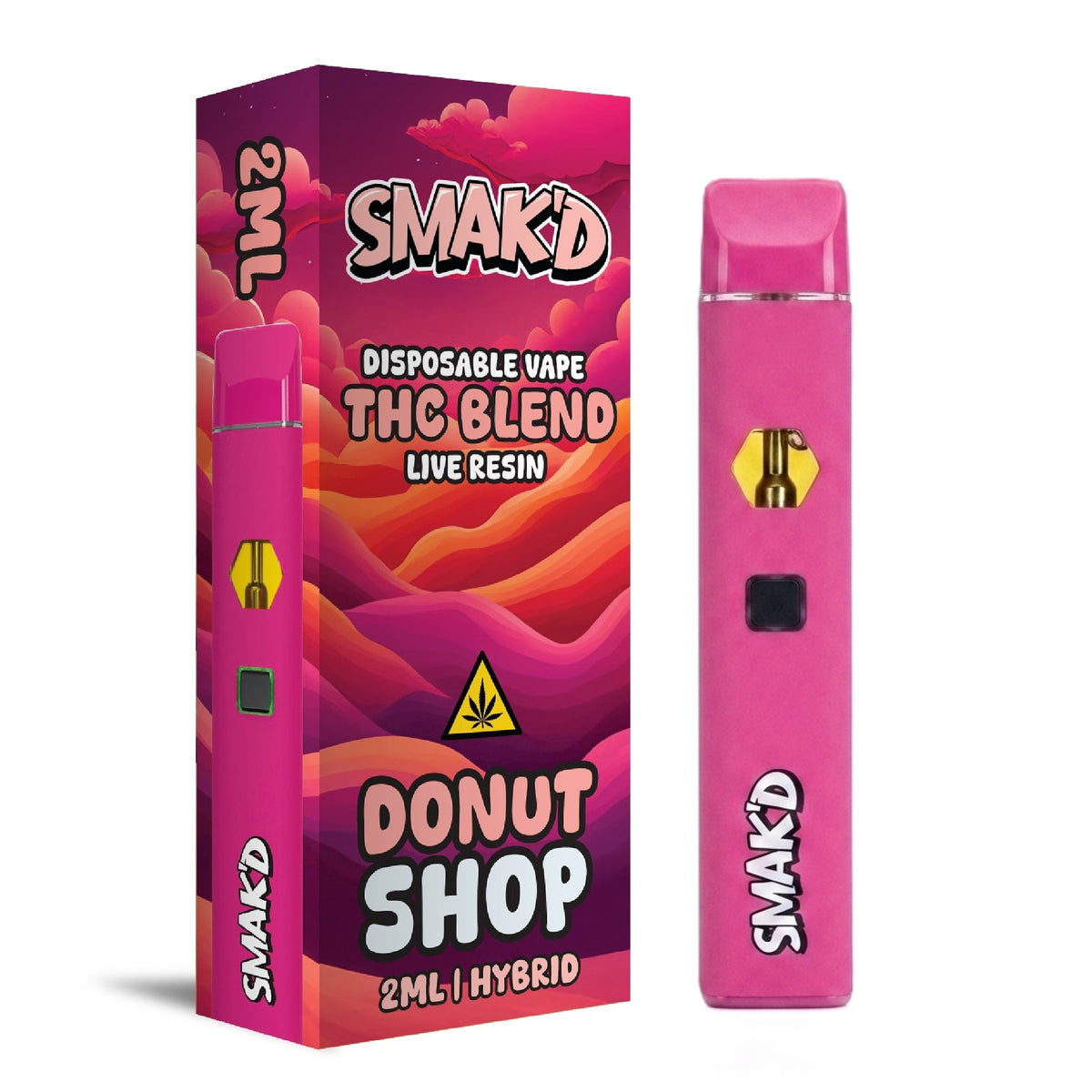 Smakd THC Blend Live Resin Device - 2000mg Donut Shop (H) / 1 Pack