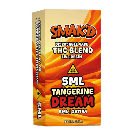 Smakd THC Blend Live Resin Device- 5000mg Tangerine Dream