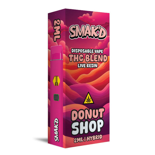 Smakd THC Blend Live Resin Vaporizer - 2000mg Donut Shop (H)