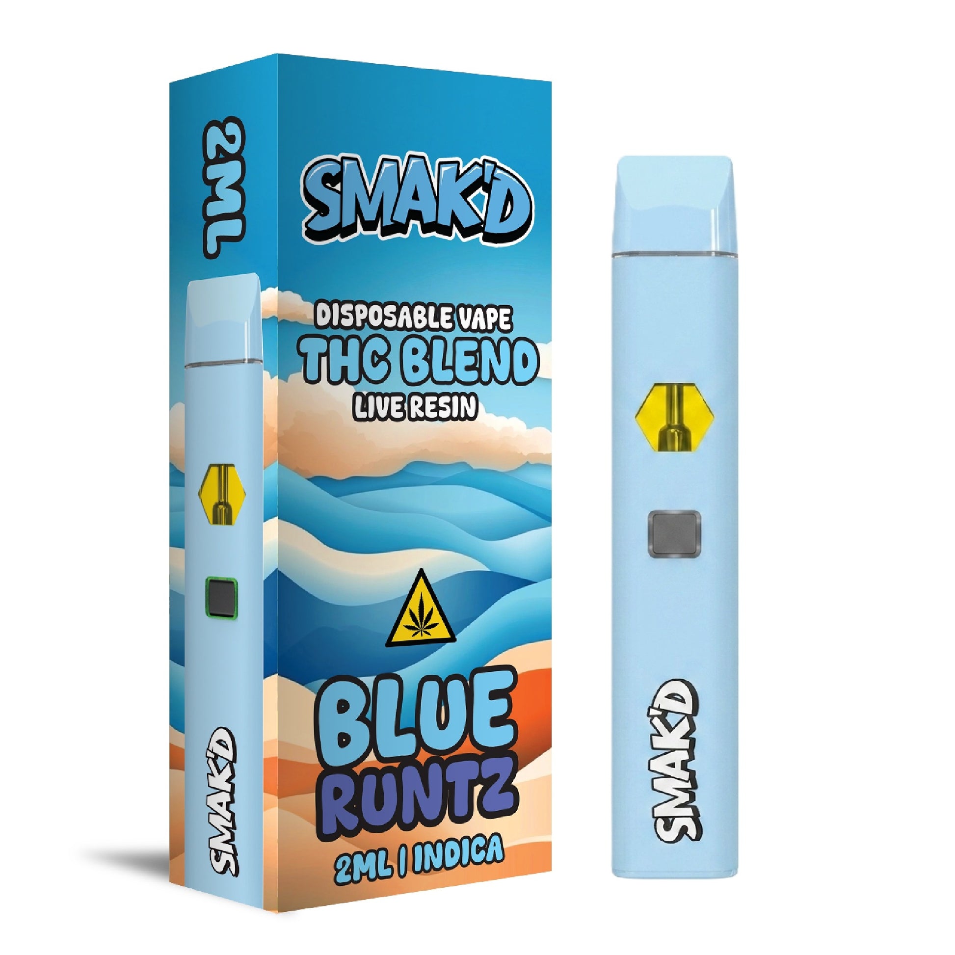 Smakd THC Blend Live Resin Vaporizer - 2000mg