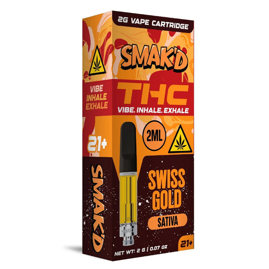 Smakd THC Device - 2000mg Swiss Gold / 1 Pack