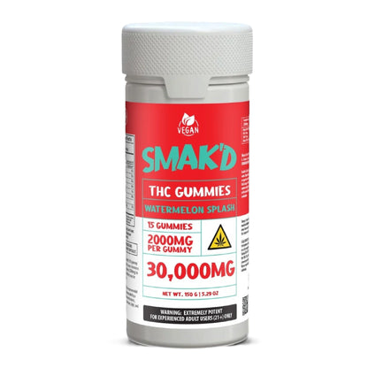 Smakd THC Gummies - 30,000mg Watermelon Splash