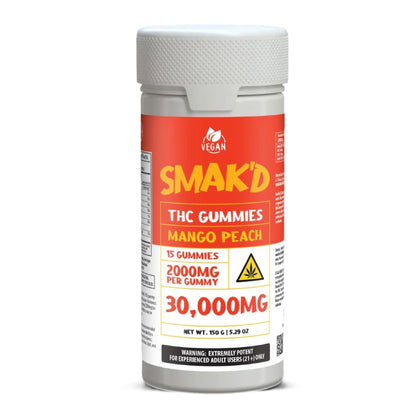Smakd THC Gummies - 30,000mg Mango peach