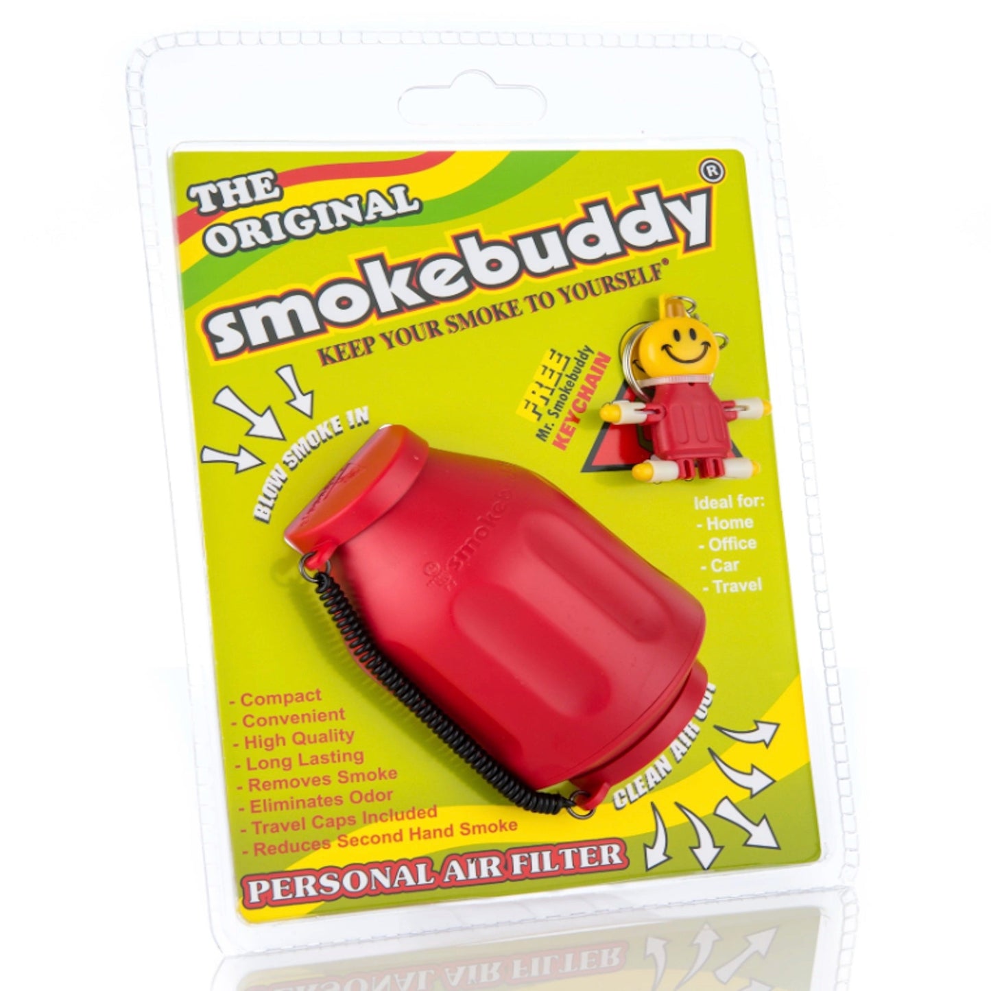 Smoke Buddy Air Filter Red