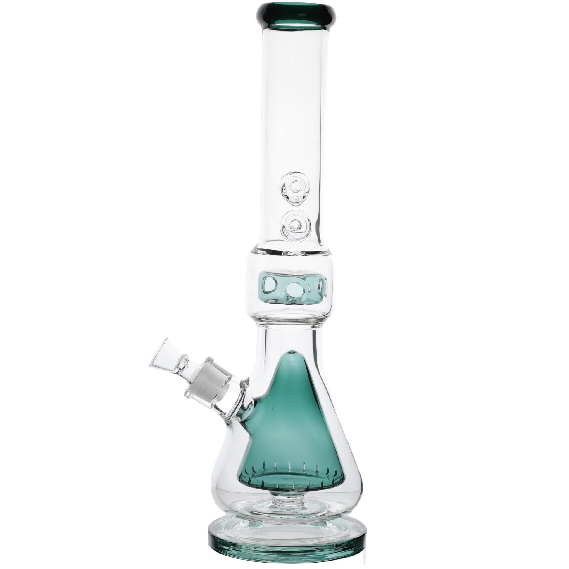 Smooth Operator Perc Bong - 17in Teal