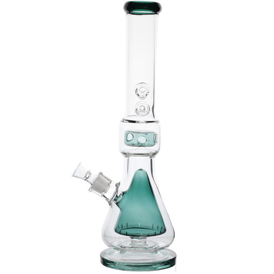 Smooth Operator Perc Bong - 17in Teal