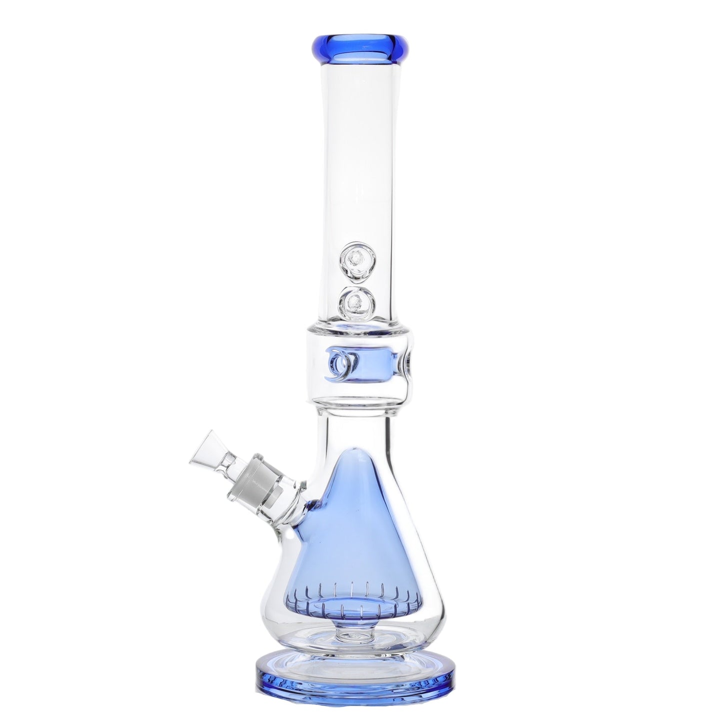 Smooth Operator Perc Bong - 17in Blue