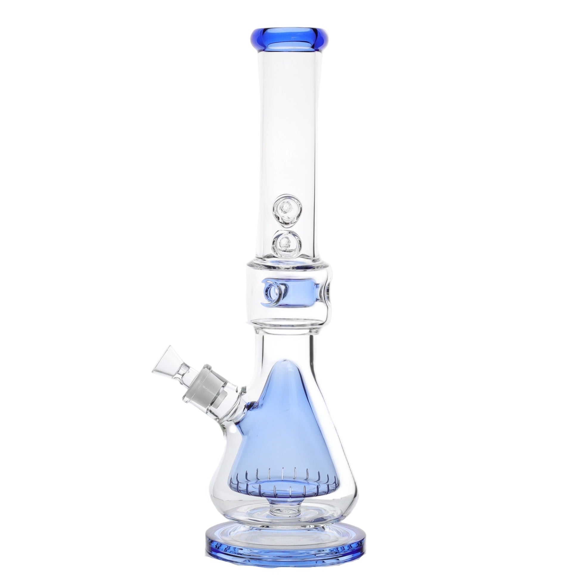 Smooth Operator Perc Bong - 17in Blue