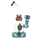 Smooth Swerve Percolator Bong - 6in Green
