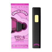 Space Gods Lit Stick THC-A + Delta 8 Device - 2000mg Berry White