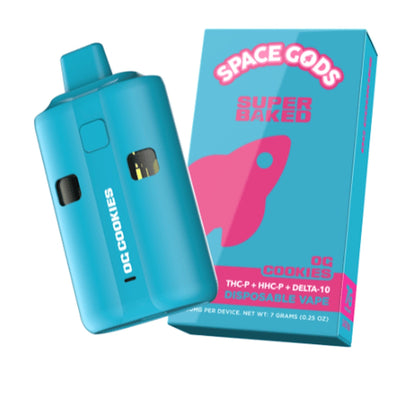 Space Gods Super Baked THC-P Vaporizer - 7000mg OG Cookies (S)