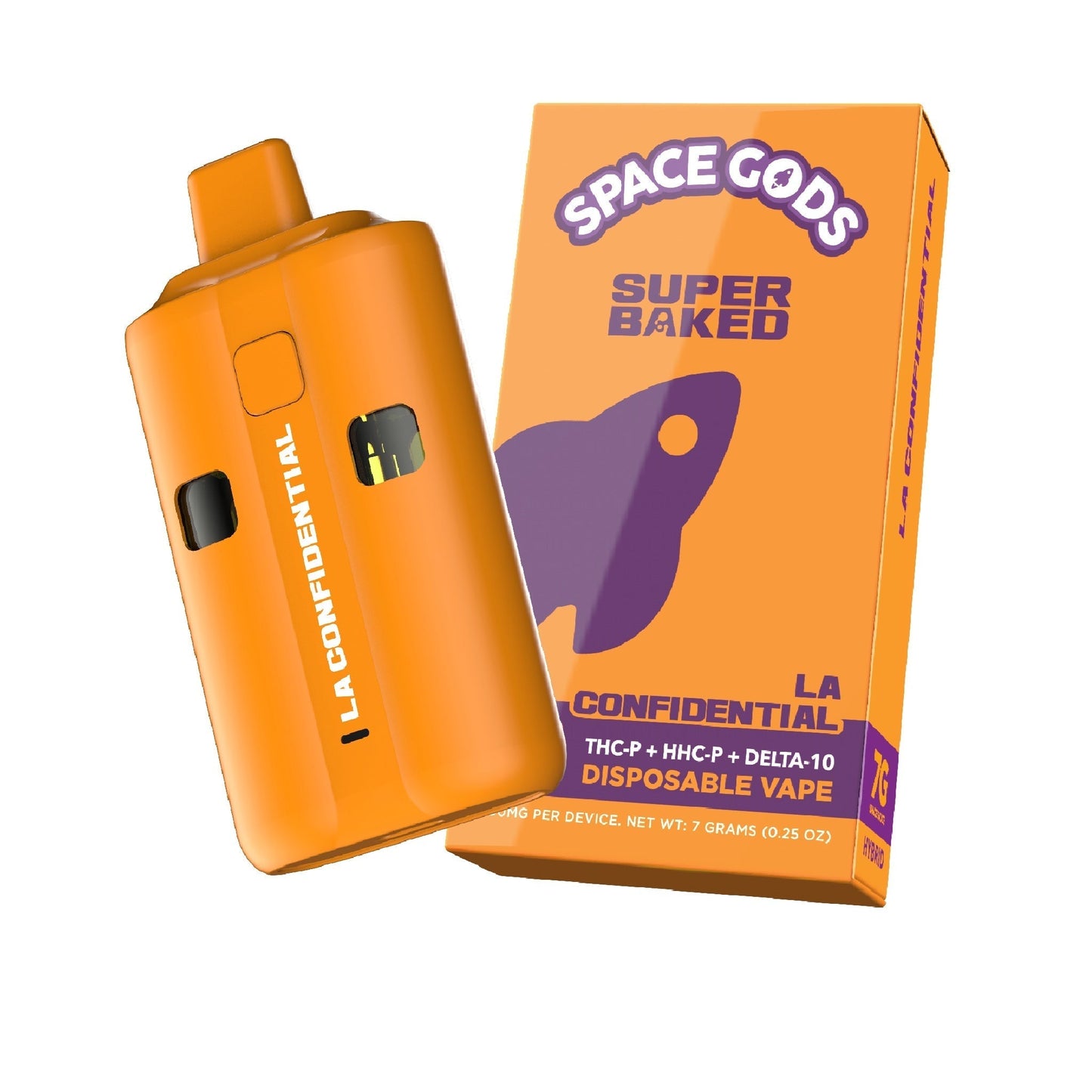 Space Gods Super Baked THC-P Vaporizer - 7000mg LA Confidential (H)