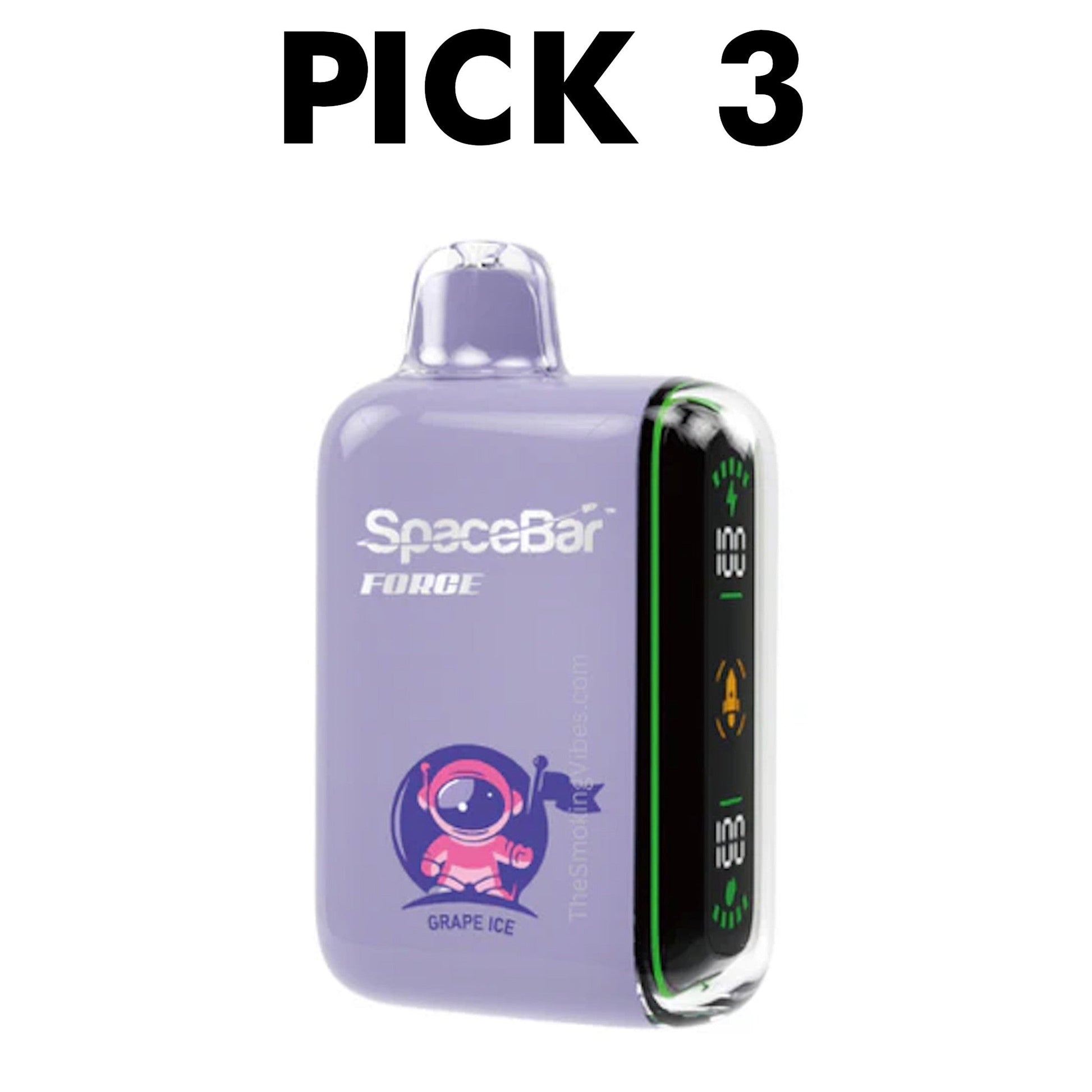 Spacebar Force 5% 20k Puffs Pick 3