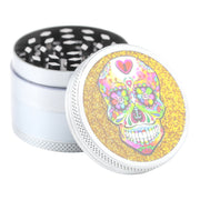 Sparkle Top Grinder - 50mm Orange Skull