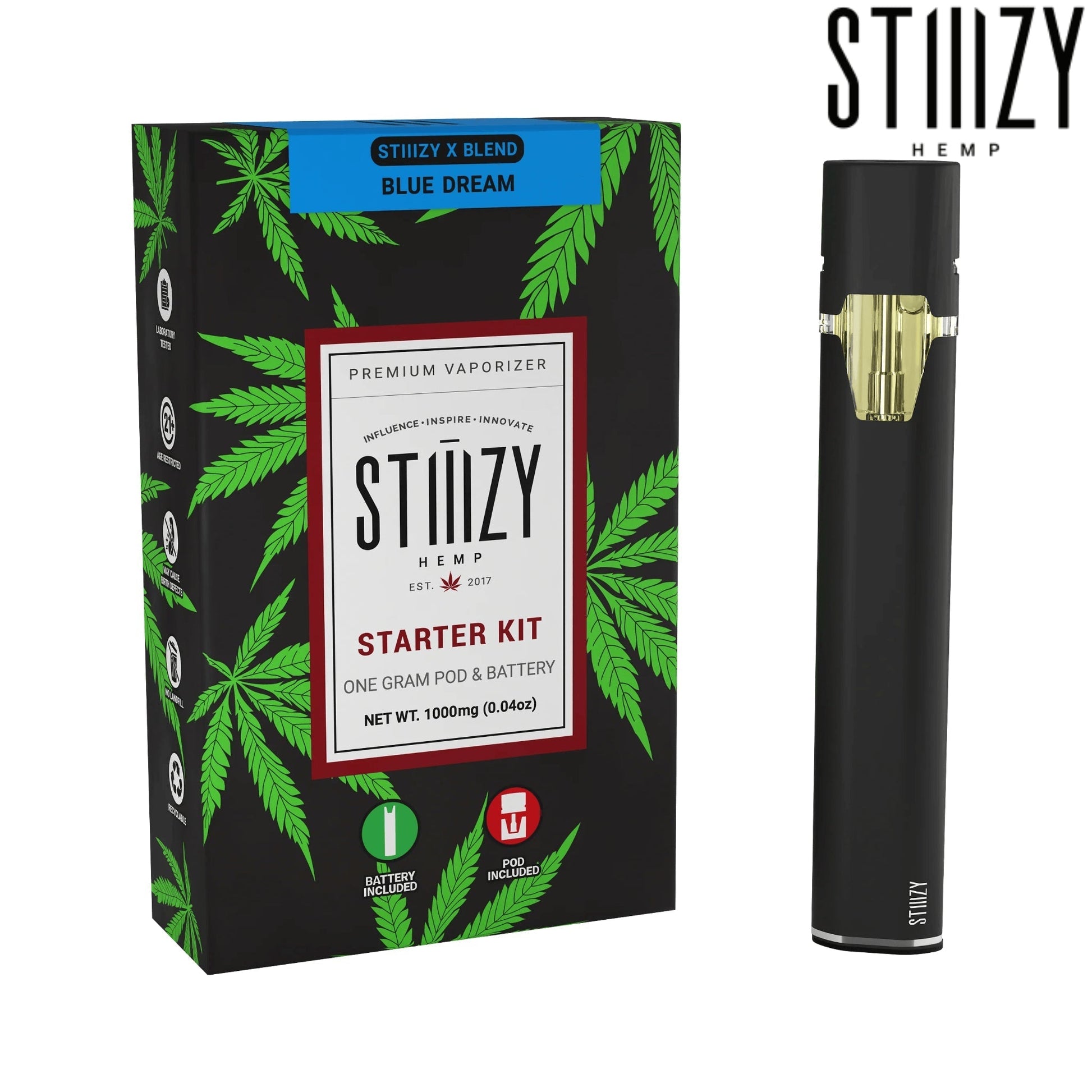 stiiizy vapes blue diamond Stiiizy Blue Dream X-Blend Starter Kit
