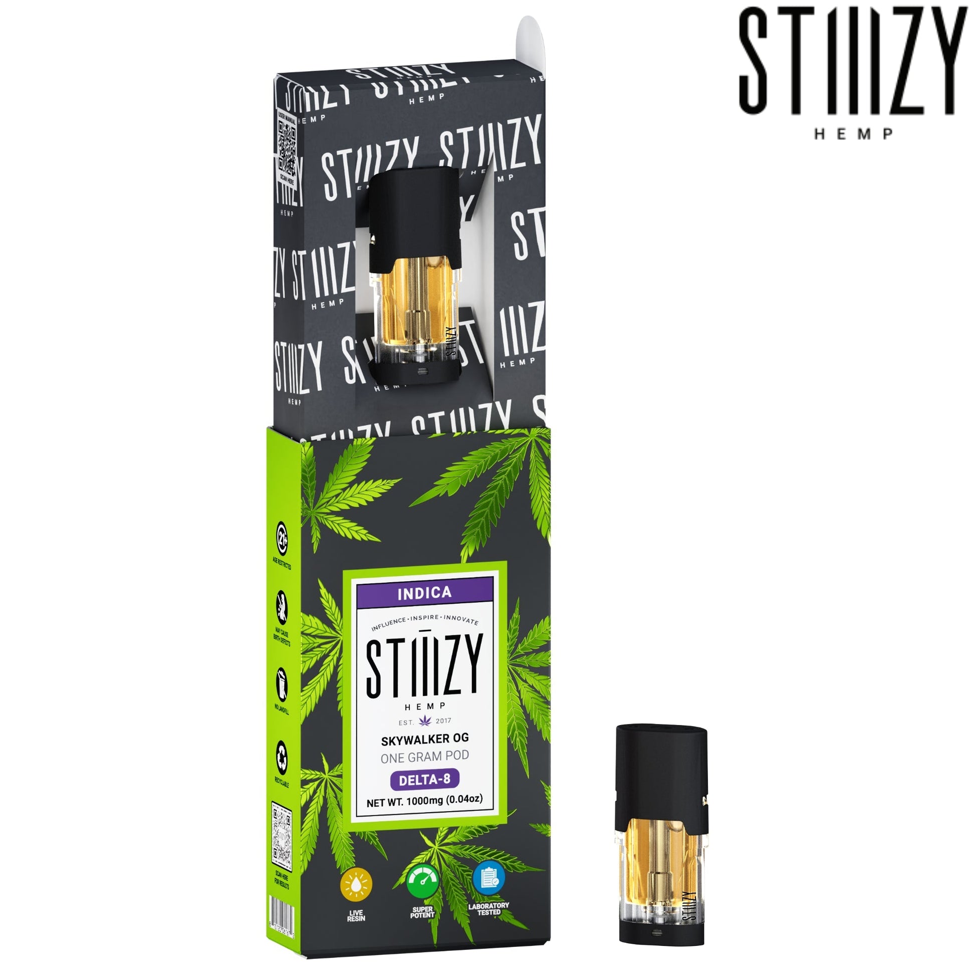 Stiiizy Delta 8 Pod - 1000mg - Everything 420 Stiiizy Delta 8 Pod - 1000mg - Everything 420