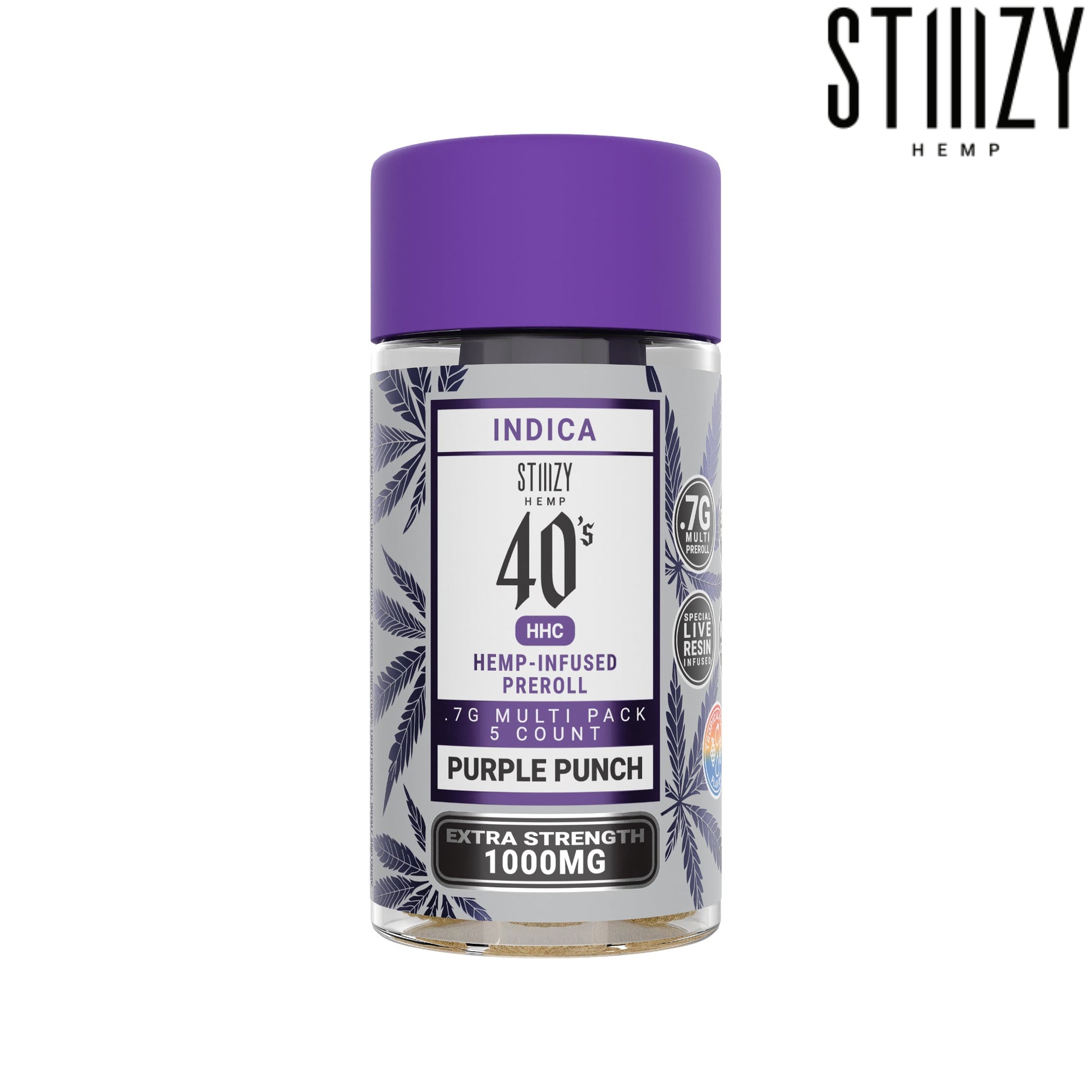 Stiiizy HHC Multi Pack Pre-Rolls - 1000mg Purple Punch