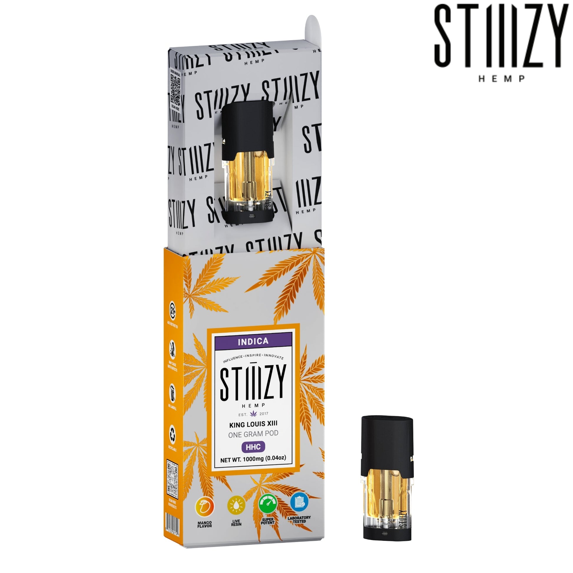 Stiiizy HHC Pod - 1000mg 1 / King Louis XIII