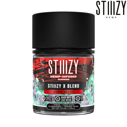 Stiiizy X Blend Gummies - 1050mg White Berry